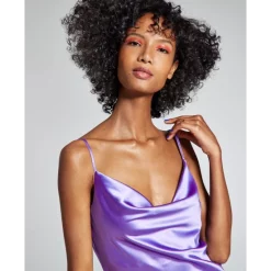 Coupon 😀 INC International Concepts Ade Samuel For 👩 Women's Mini Slip 👗 Dress, Created For Macy's Bright Iris 🔥 -International Concepts Sales unnamed file 1050