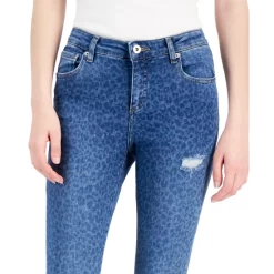 Budget 😀 INC International Concepts 👩 Women's Mid Rise Ripped Leopard-Print Skinny 👖 Jeans, Created For Macy's Chi Chi Wash ✨ -International Concepts Sales unnamed file 1258