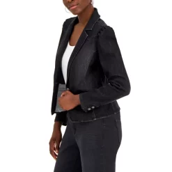 Wholesale ✨ INC International Concepts 👩 Women's Puff-Sleeve Blazer, Created For Macy's Deep Black 🛒 -International Concepts Sales unnamed file 1285