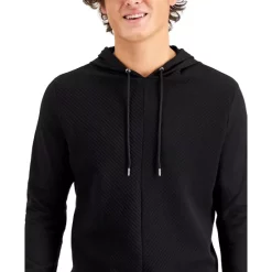 Hot Sale ⌛ INC International Concepts Men's Changed Hoodie, Created For Macy's Black 🌟 -International Concepts Sales unnamed file 1304