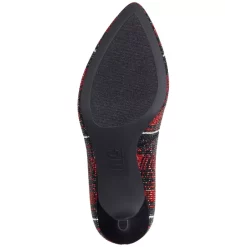 Discount 🛒 INC International Concepts Petite Cold-Shoulder Metallic-Knit Sweater, Created For Macy's Red Shine 🔔