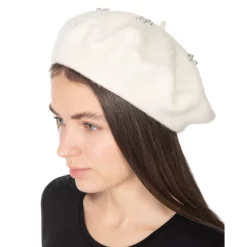 Best Sale 👍 INC International Concepts Embellished Beret, Created For Macy's Ivory 😉 -International Concepts Sales unnamed file 1365