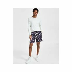 Best deal 😉 INC International Concepts Men's Floral Print Knit Drawstring 7-3/4 Shorts, Created For Macy's Deep Black 🤩 -International Concepts Sales unnamed file 1406
