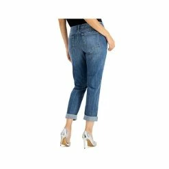 Cheapest ❤️ INC International Concepts Petite Cuffed Boyfriend 👖 Jeans, Created For Macy's Ava Wash 👍 -International Concepts Sales unnamed file 1410
