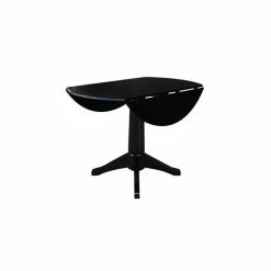 Hot Sale 😀 International Concepts International Concept 42 Round Dual Drop Leaf Pedestal Table Brown 😀 -International Concepts Sales unnamed file 1423
