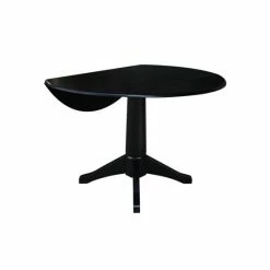 Hot Sale 😀 International Concepts International Concept 42 Round Dual Drop Leaf Pedestal Table Brown 😀 -International Concepts Sales unnamed file 1424