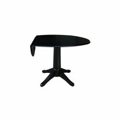 Hot Sale 😀 International Concepts International Concept 42 Round Dual Drop Leaf Pedestal Table Brown 😀 -International Concepts Sales unnamed file 1426