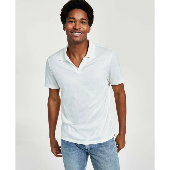 Discount β INC International Concepts Men's Luca Classic-Fit Short-Sleeve Open-Placket Polo π Shirt, Created For Macy's Antique White β€οΈ 3 Discount β INC International Concepts Men's Luca Classic-Fit Short-Sleeve Open-Placket Polo π Shirt, Created For Macy's Antique White β€οΈ