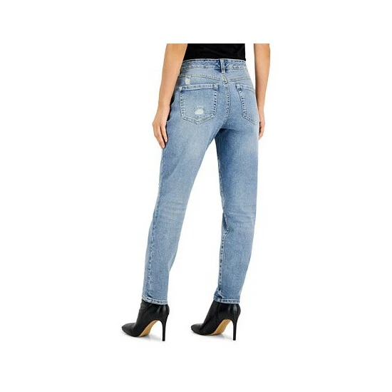 Best Sale โ๏ธ INC International Concepts Petite Mid-Rise Distressed Button-Fly ๐ Jeans, Created For Macy's Medium Indigo ๐ 4 Best Sale โ๏ธ INC International Concepts Petite Mid-Rise Distressed Button-Fly ๐ Jeans, Created For Macy's Medium Indigo ๐ - Image 2