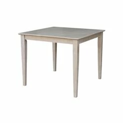 Best reviews of 🥰 International Concepts Solid Wood Top Table - Dining Height No Color 😉