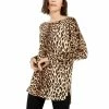 Best deal 🎉 INC International Concepts Petite Leopard-Print 👕 Shirttail-Hem Tunic Sweater, Created For Macy's Neutral Leopard 🧨 -International Concepts Sales unnamed file 1498