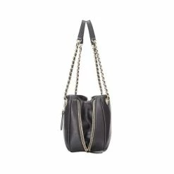 New ✔️ INC International Concepts Deliz Chain Shoulder Bag, Created For Macy's Black/gold ⌛ -International Concepts Sales unnamed file 1510