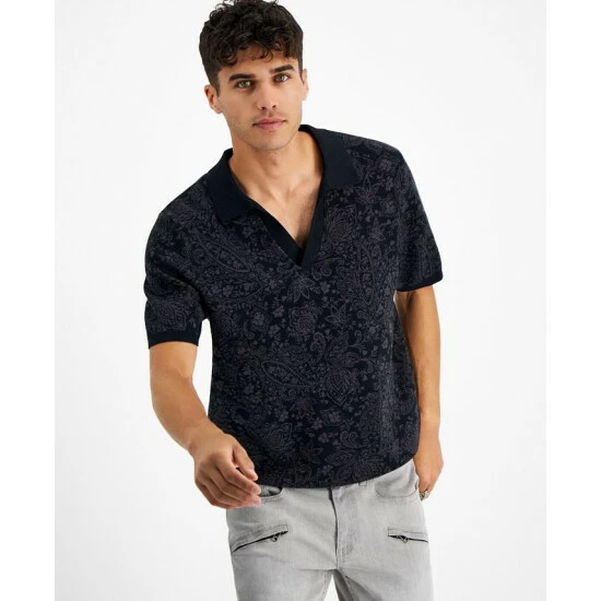 Best reviews of βοΈ INC International Concepts Men's Peetah Classic-Fit Paisley-Print Sweater-Knit Open Collar Polo π Shirt, Created For Macy's Deep Black π₯ 3 Best reviews of βοΈ INC International Concepts Men's Peetah Classic-Fit Paisley-Print Sweater-Knit Open Collar Polo π Shirt, Created For Macy's Deep Black π₯