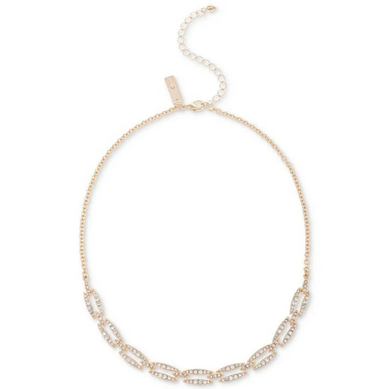 Promo 🛒 INC International Concepts Gold-Tone Pavé Link Statement Necklace, 16 + 3 Extender, Created For Macy's 🤩 3 Promo 🛒 INC International Concepts Gold-Tone Pavé Link Statement Necklace, 16 + 3 Extender, Created For Macy's 🤩