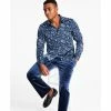 Best Sale 🛒 INC International Concepts Men's Edward Regular-Fit Jacobean Floral-Print 👕 Shirt, Created For Macy's Basic Navy ✨ -International Concepts Sales unnamed file 1553