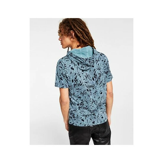 Best reviews of ⌛ INC International Concepts I.N.C. International Concepts® Men's Abstract-Print Hooded T-Shirt, Created For Macy's Goblin Blue 🥰 4 Best reviews of ⌛ INC International Concepts I.N.C. International Concepts® Men's Abstract-Print Hooded T-Shirt, Created For Macy's Goblin Blue 🥰 - Image 2