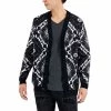 Outlet 👍 INC International Concepts Men's Dio Tapestry Cardigan, Created For Macy's Deep Black 🌟 -International Concepts Sales unnamed file 1593
