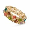Cheapest 🌟 INC International Concepts Gold-Tone Multicolor Stone Double-Row Stretch Bracelet, Created For Macy's ✨ -International Concepts Sales unnamed file 1602