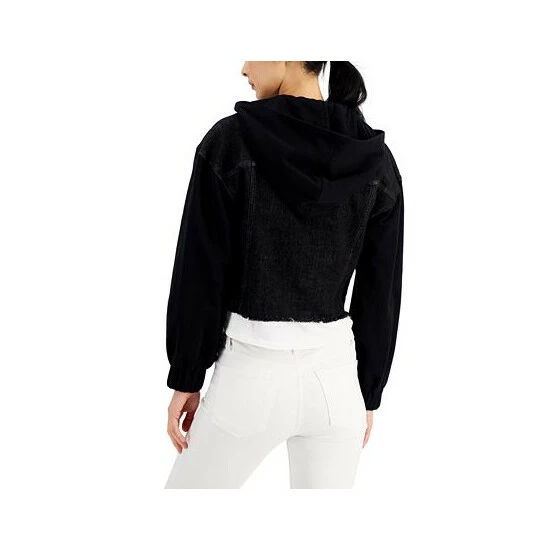 New ๐งจ INC International Concepts Mixed-Media Jacket, Created For Macy's Black ๐ 4 New ๐งจ INC International Concepts Mixed-Media Jacket, Created For Macy's Black ๐ - Image 2