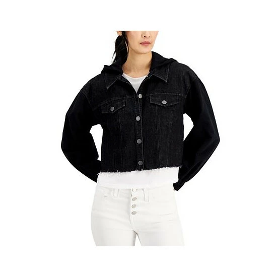 New ๐งจ INC International Concepts Mixed-Media Jacket, Created For Macy's Black ๐ 5 New ๐งจ INC International Concepts Mixed-Media Jacket, Created For Macy's Black ๐ - Image 3