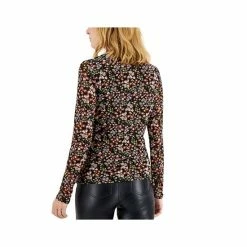 Deals ⌛ INC International Concepts 👩 Women's Floral-Print Mesh Top, Created For Macy's Diana Ditsy ✔️ -International Concepts Sales unnamed file 1627