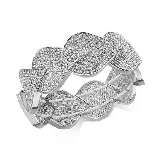 Budget π INC International Concepts Silver-Tone PavΓ© Teardrop Stretch Bracelet, Created For Macy's π₯ 3 Budget π INC International Concepts Silver-Tone PavΓ© Teardrop Stretch Bracelet, Created For Macy's π₯