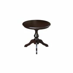 Promo 🛒 International Concepts 30 Round Top Pedestal Table- 28.9H Light Brown ✔️ -International Concepts Sales unnamed file 1681