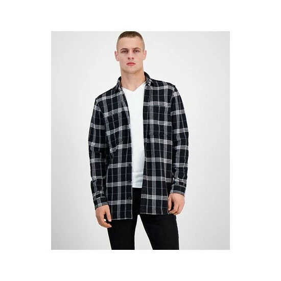 Buy 𧨠INC International Concepts Men's Colon Classic-Fit Plaid π Shirt Jacket, Created For Macy's Black Combo π₯° 5 Buy 𧨠INC International Concepts Men's Colon Classic-Fit Plaid π Shirt Jacket, Created For Macy's Black Combo π₯° - Image 3