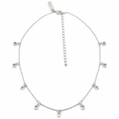 Deals 🎁 INC International Concepts Cubic Zirconia Crystal Drop Necklace, Created For Macy's Gold 😀
