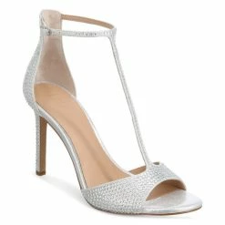 Coupon ✨ INC International Concepts Firah T-Strap 👗 Dress 🩴 Sandals, Created For Macy's Light Blue Bling 🥰