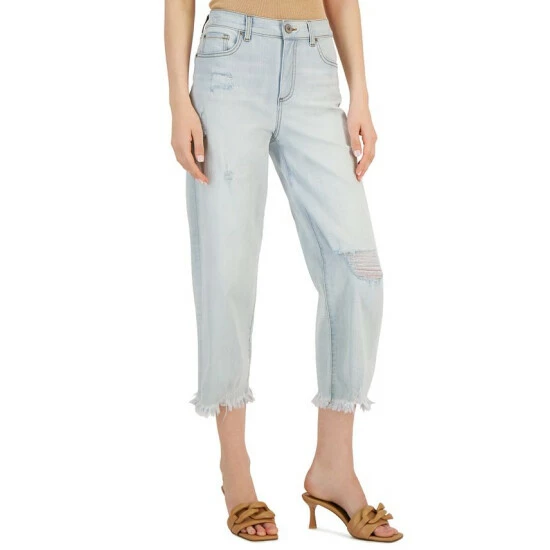 Best Pirce ๐ INC International Concepts ๐ฉ Women's High Rise Ripped Cropped Wide-Leg ๐ Jeans, Created For Macy's Light Indigo ๐ 3 Best Pirce ๐ INC International Concepts ๐ฉ Women's High Rise Ripped Cropped Wide-Leg ๐ Jeans, Created For Macy's Light Indigo ๐