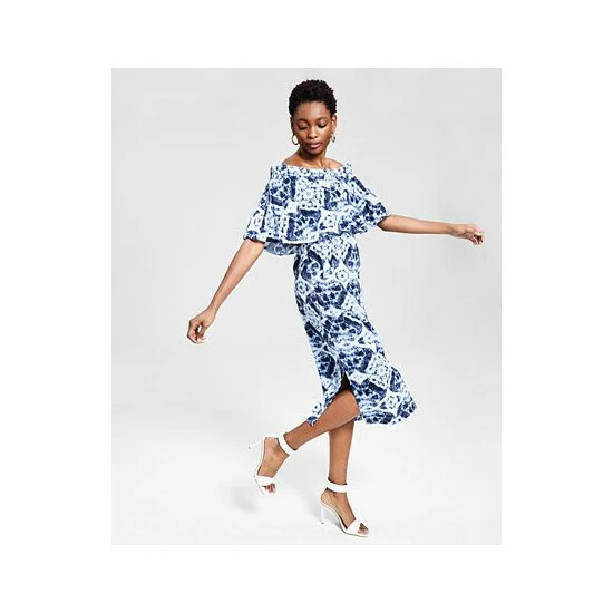 Buy ๐ INC International Concepts ๐ฉ Women's Cotton Tie-Dyed ๐ Dress, Created For Macy's Dia Dye Cm ๐ฏ 5 Buy ๐ INC International Concepts ๐ฉ Women's Cotton Tie-Dyed ๐ Dress, Created For Macy's Dia Dye Cm ๐ฏ - Image 3