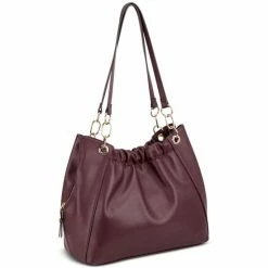 Best Pirce 🥰 INC International Concepts Trippi Tote, Created For Macy's Dark Cherry 🔥 -International Concepts Sales unnamed file 1756