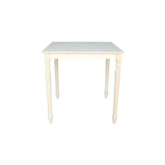Flash Sale π International Concepts Solid Wood Top Table - Turned Legs No Color π₯° 5 Flash Sale π International Concepts Solid Wood Top Table - Turned Legs No Color π₯° - Image 3