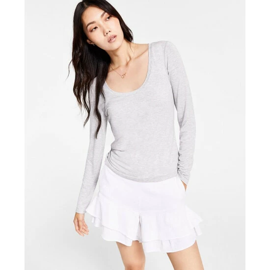 Deals ๐ INC International Concepts ๐ฉ Women's Scoop-Neck Top, Created For Macy's Heather Belle Grey ๐ฅ 3 Deals ๐ INC International Concepts ๐ฉ Women's Scoop-Neck Top, Created For Macy's Heather Belle Grey ๐ฅ
