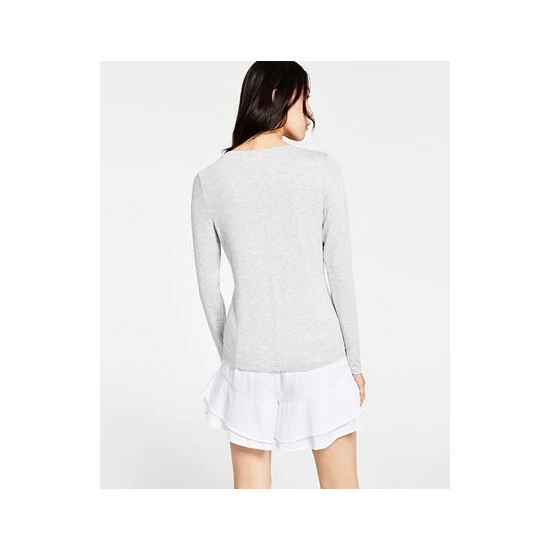 Deals ๐ INC International Concepts ๐ฉ Women's Scoop-Neck Top, Created For Macy's Heather Belle Grey ๐ฅ 4 Deals ๐ INC International Concepts ๐ฉ Women's Scoop-Neck Top, Created For Macy's Heather Belle Grey ๐ฅ - Image 2