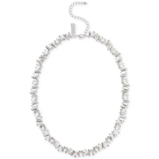 Best deal ๐ INC International Concepts Silver-Tone Baguette-Crystal All-Around Statement Necklace, 16-1/2 + 3 Extender, Created For Macy's Multi ๐ 3 Best deal ๐ INC International Concepts Silver-Tone Baguette-Crystal All-Around Statement Necklace, 16-1/2 + 3 Extender, Created For Macy's Multi ๐