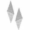 Wholesale 🎁 INC International Concepts Silver-Tone Pavè Triangular Mesh Statement Earrings, Created For Macy's 🧨 -International Concepts Sales unnamed file 1822
