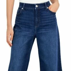 Flash Sale 🎁 INC International Concepts Petite High-Rise Wide-Leg 👖 Jeans, Created For Macy's Dark Indigo 🥰 -International Concepts Sales unnamed file 1833