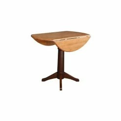 Cheapest 🧨 International Concepts International Concept 42 Round Dual Drop Leaf Pedestal Table Black Cherry 🛒 -International Concepts Sales unnamed file 1845