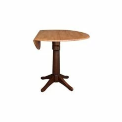 Cheapest 🧨 International Concepts International Concept 42 Round Dual Drop Leaf Pedestal Table Black Cherry 🛒 -International Concepts Sales unnamed file 1847