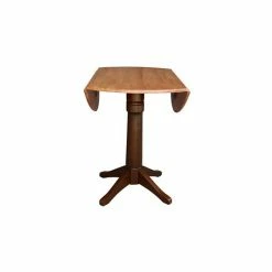 Cheapest 🧨 International Concepts International Concept 42 Round Dual Drop Leaf Pedestal Table Black Cherry 🛒 -International Concepts Sales unnamed file 1848