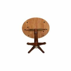 Cheapest 🧨 International Concepts International Concept 42 Round Dual Drop Leaf Pedestal Table Black Cherry 🛒 -International Concepts Sales unnamed file 1849