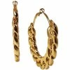 Brand new ⭐ INC International Concepts Gold-Tone Large Chain-Link Hoop Earrings, 3, Created For Macy's ✨ -International Concepts Sales unnamed file 1919