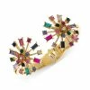 Promo ✨ INC International Concepts Gold-Tone Multicolor Crystal Starburst Cuff Bracelet, Created For Macy's 🧨