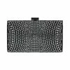 Hot Sale ⭐ INC International Concepts Ranndi Embellished Clutch, Created For Macy's Black/crystal ⭐ -International Concepts Sales unnamed file 1942