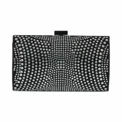 Hot Sale ⭐ INC International Concepts Ranndi Embellished Clutch, Created For Macy's Black/crystal ⭐ -International Concepts Sales unnamed file 1946