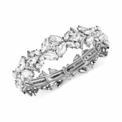 Top 10 βοΈ INC International Concepts Silver-Tone Mixed Crystal Stretch Bracelet, Created For Macy's π