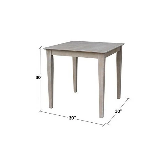 Buy π International Concepts Solid Wood Top Table - Dining Height No Color β 5 Buy π International Concepts Solid Wood Top Table - Dining Height No Color β - Image 3