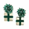 Deals 💯 INC International Concepts Beaded Bow Present Drop Earrings, Created For Macy's Green 🎁